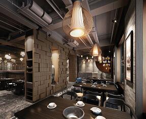 新中式涮羊館室內(nèi)外裝修施工圖紙解析與免費下載資源